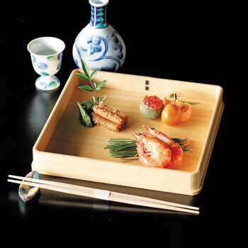 和食器 桧 皿 EXポリマー塗装 桧八寸皿 日本製 送料無料-3