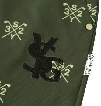 大きいサイズ SY32 by SWEET YEARS クロスロゴグラフィックハーフパンツ 3L 4L 5L 6L MC452062-02223 カーキ ラッピング可 送料無料 即日発送-3