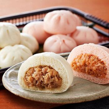 長崎ふくみ屋＆博多紀久屋 ぶたまんセット ぶたまん×1袋 辛子めんたいこぶたまん×1袋 豚まん 肉まん 送料無料-2