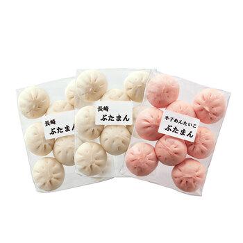 長崎ふくみ屋＆博多紀久屋 ぶたまんセット ぶたまん×2袋 辛子めんたいこぶたまん×1袋 豚まん 肉まん 送料無料-1