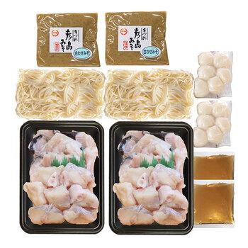 関とら本店 あんこう鍋うどんセット あんこう400g×2 あんこうつみれ60g×2 冷凍うどん180g×2 送料無料-1