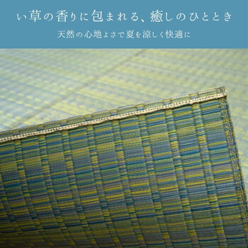 カーペット い草カーペット 約261×261cm 博多 送料無料-2