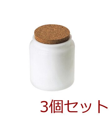 ? ぎょく ガラス コルクポット 角 丸 ミルク缶 食材容器 日本製 3セット 送料無料-2