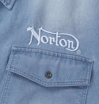 大きいサイズ Norton デニム半袖シャツ 3L 4L 5L 6L 8L MC752432-02759 ラッピング可 送料無料 即日発送-3