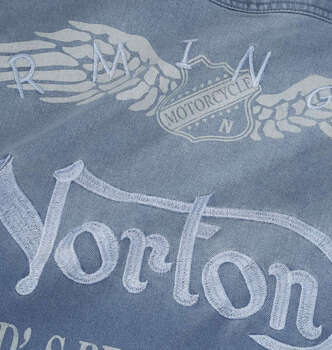 大きいサイズ Norton デニム半袖シャツ 3L 4L 5L 6L 8L MC752432-02759 ラッピング可 送料無料 即日発送-5