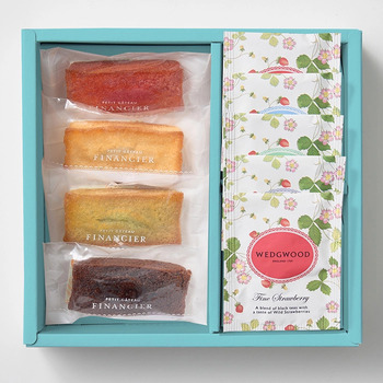 フィナンシェ＆ウェッジウッド ワイルドストロベリーティーバッグアソート ９個入 ラッピング可 送料無料-1