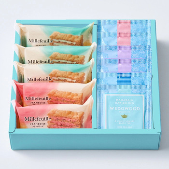 ミルフイユ＆ウェッジウッドティーバッグセット１１個入 ラッピング可 送料無料-1