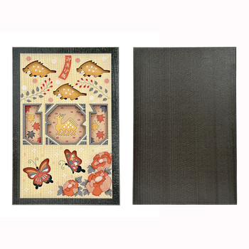 御朱印帳 だるま 花と傘 猫と手毬 猪鹿蝶 和柄 日本製 送料無料-9