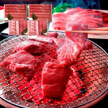 兵庫 三田屋総本家 黒毛和牛焼肉用 モモ180g バラ180g ×4 牛肉 牛もも 牛ばら 送料無料-0