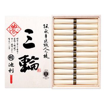 奈良 池利 三輪素麺 50g×12 そうめん 送料無料-1