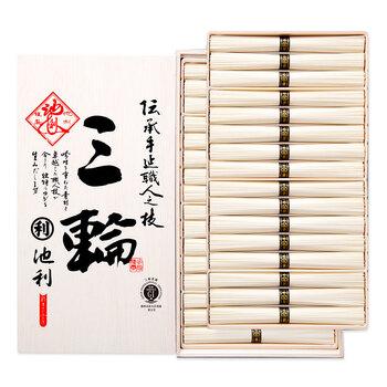 奈良 池利 三輪素麺 50g×32 そうめん 送料無料-1