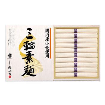 奈良 池利 国内産小麦使用 三輪素麺 50g×10 そうめん 送料無料-1