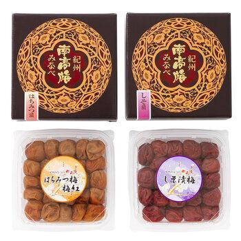 紀州みなべの南高梅 2種セット 各400g 梅干し うめぼし 送料無料-1