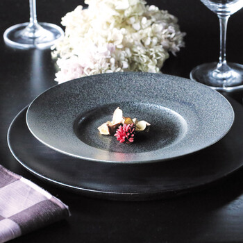 和食器 杉 ディッシュプレート φ30 茶 日本製 送料無料-1