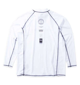 大きいサイズ OCEAN PACIFIC 長袖ラッシュガード 3L 4L 5L 6L 8L ホワイト ラッピング可 送料無料 即日発送-1