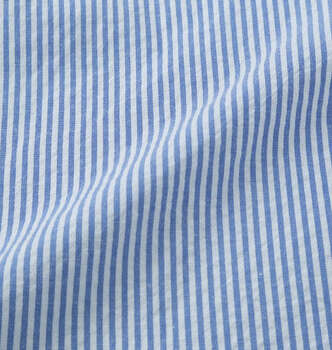 大きいサイズ Mc.S.P 吸汗速乾TCシアサッカーストライプバンドカラー半袖シャツ 3L 4L 5L 6L 8L ブルー ラッピング可 送料無料 即日発送-2