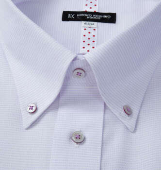 大きいサイズ HIROKO KOSHINO HOMME B.D半袖シャツ 4L 5L 6L 7L 8L 9L 10L パープル ラッピング可 送料無料 即日発送-1