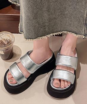 厚底サンダル スリッパサンダル 美脚 夏 送料無料 即日発送-6