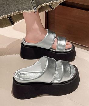 厚底サンダル スリッパサンダル 美脚 夏 送料無料 即日発送-7