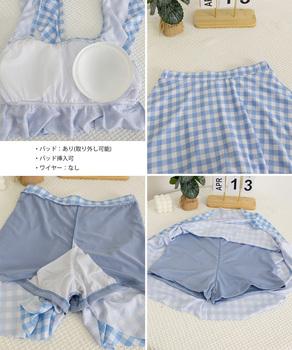 水着レディースフリルビキニ上下2点セット 送料無料 即日発送-9