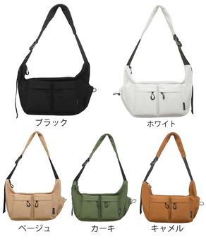 マルチポケットショルダーバッグナイロン鞄 送料無料 即日発送-1