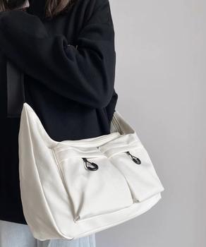 マルチポケットショルダーバッグナイロン鞄 送料無料 即日発送-3