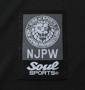 大きいサイズ SOUL SPORTS×新日本プロレス ドライメッシュ半袖BDポロシャツ 3L 4L 5L 6L 8L ブラック ラッピング可 送料無料 即日発送-5