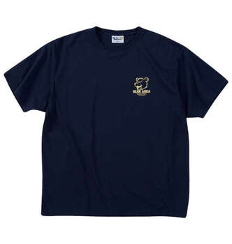 大きいサイズ Bear Aura T Cホログラムプリント半袖Tシャツ 3L 4L 5L 6L 8L ネイビー ラッピング可 送料無料 即日発送-1