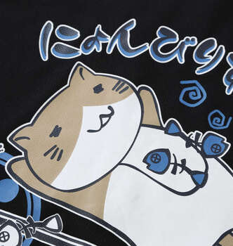 大きいサイズ NECOBUCHI SAN DRYハニカムメッシュ半袖Tシャツ 3L 4L 5L 6L 8L ブラック ラッピング可 送料無料 即日発送-2