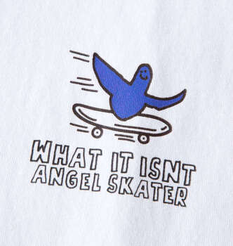 大きいサイズ What it isNt 天竺プリント半袖Tシャツ 3L 4L 5L 6L 8L ホワイト ラッピング可 送料無料 即日発送-3