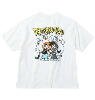 大きいサイズ ATC×NEW JACK BOB＆FREDゴースト半袖Tシャツ 3L 4L 5L 6L ホワイト ラッピング可 送料無料 即日発送-0