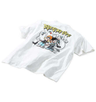 大きいサイズ ATC×NEW JACK BOB＆FREDゴースト半袖Tシャツ 3L 4L 5L 6L ホワイト ラッピング可 送料無料 即日発送-3