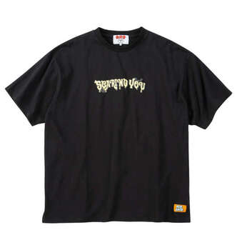 大きいサイズ ATC×NEW JACK BOB＆FREDゴースト半袖Tシャツ 3L 4L 5L 6L ブラック ラッピング可 送料無料 即日発送-1