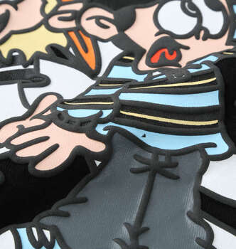 大きいサイズ ATC×NEW JACK BOB＆FREDゴースト半袖Tシャツ 3L 4L 5L 6L ブラック ラッピング可 送料無料 即日発送-4