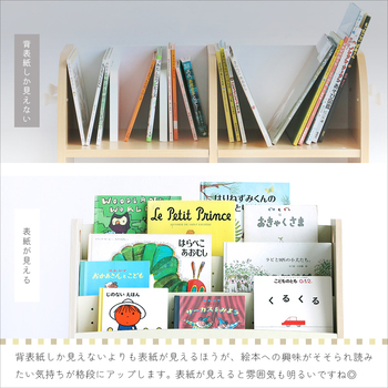 絵本ラック キッズローブックラック lora ILR 3579 II 送料無料 即日発送-14