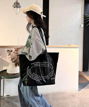 大容量トートバッグ 合皮 男女兼用バッグ 送料無料 即日発送-3