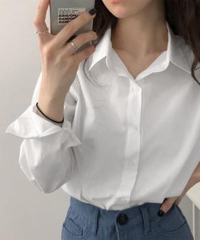 薄手シャツブラウス長袖レディース襟シャツ 送料無料 即日発送-2