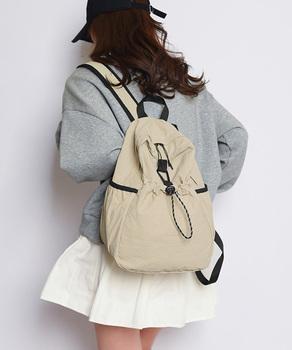 ドロストポケットリュック 軽量デイパック 送料無料 即日発送-4