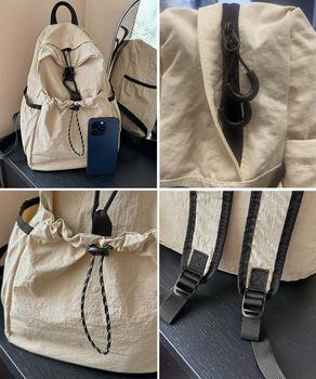 ドロストポケットリュック 軽量デイパック 送料無料 即日発送-8