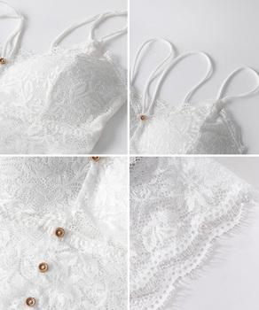 カップ付きキャミソール 総レースインナー 送料無料 即日発送-9