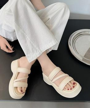 厚底サンダル スリッパサンダル 夏 送料無料 即日発送-4