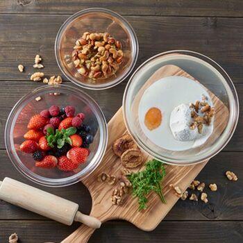 耐熱ガラス製ボウル2個 3セット 送料無料 即日発送-1