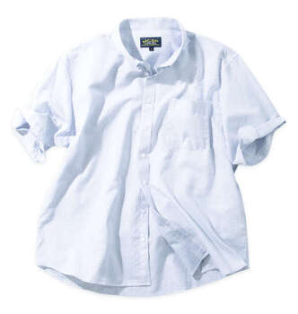 大きいサイズ Mc.S.P 刺し子チェックB.D半袖シャツ 3L 4L 5L 6L 8L ホワイト ラッピング可 送料無料 即日発送-3