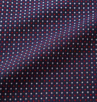 大きいサイズ Mc.S.P 刺し子チェックB.D半袖シャツ 3L 4L 5L 6L 8L ネイビー ラッピング可 送料無料 即日発送-2