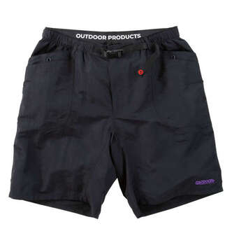 大きいサイズ OUTDOOR PRODUCTS 水陸両用ナイロンガーデニングハーフパンツ 3L 4L 5L 6L 7L 8L ブラック ラッピング可 送料無料 即日発送-0