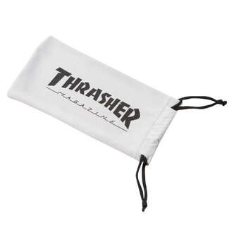 THRASHER ビッグサイズ偏光レンズサングラス 4L ブラック×ダークグリーン ラッピング可 送料無料 即日発送-2