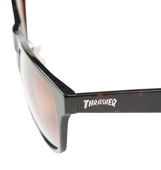 THRASHER ビッグサイズ偏光レンズサングラス 4L デミ×ブラウン ラッピング可 送料無料 即日発送-1