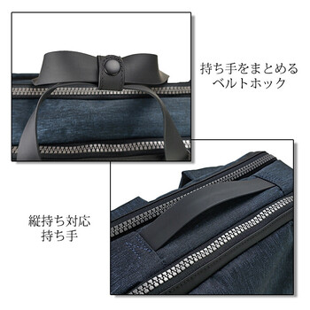 フォギー ブリーフケース2WAY ダブルルーム型S 22 5360 送料無料-6