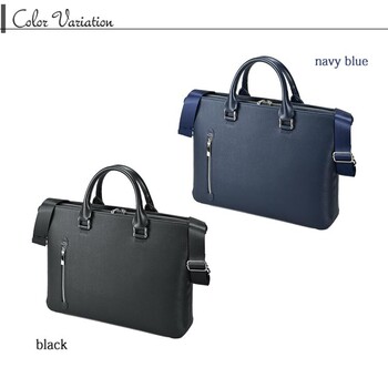 型押し合皮 ブリーフケース 薄マチ PC収納 SD品番 8465778より品番価格変更 送料無料-1