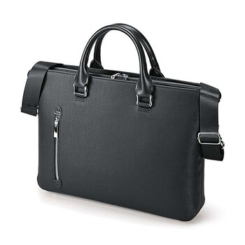 型押し合皮 ブリーフケース 薄マチ PC収納 SD品番 8465778より品番価格変更 送料無料-7